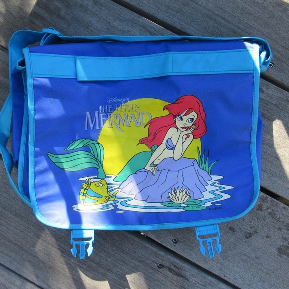 Vintage Disney Little Mermaid Book Bag - Picture 4 of 4